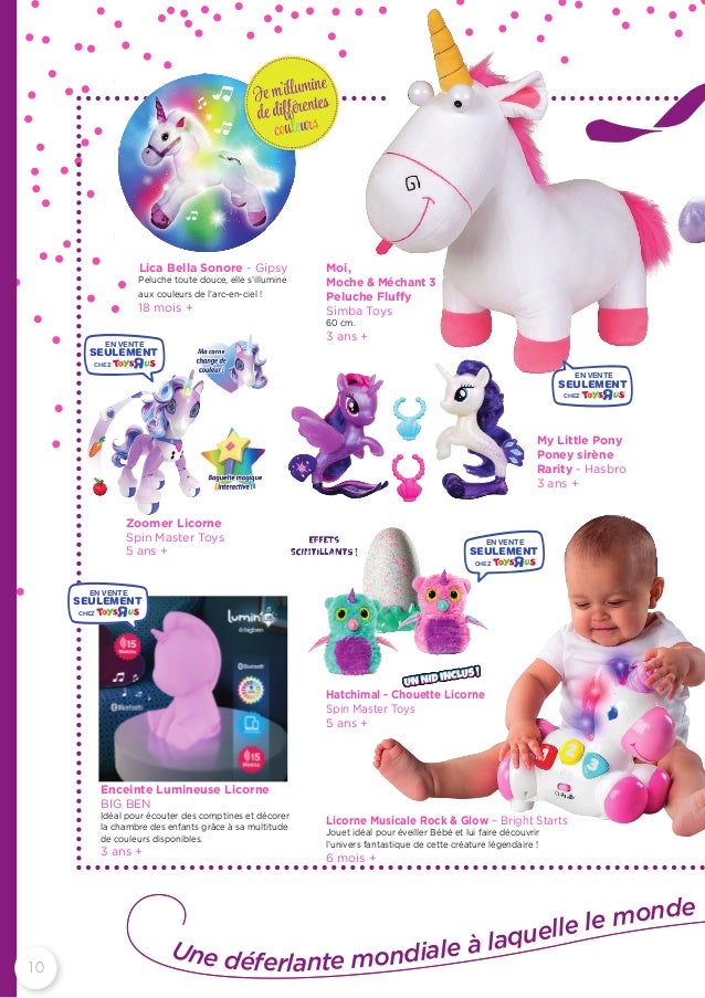licorne peluche géante toys r us