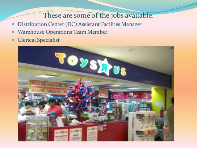 Toys r us distribution center jobs