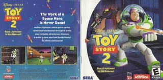 Toy story 2  buzz lightyear to the rescue manual dreamcast ntsc