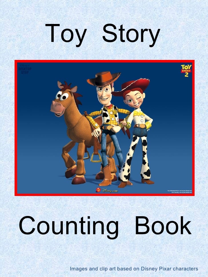 Toy story counting book