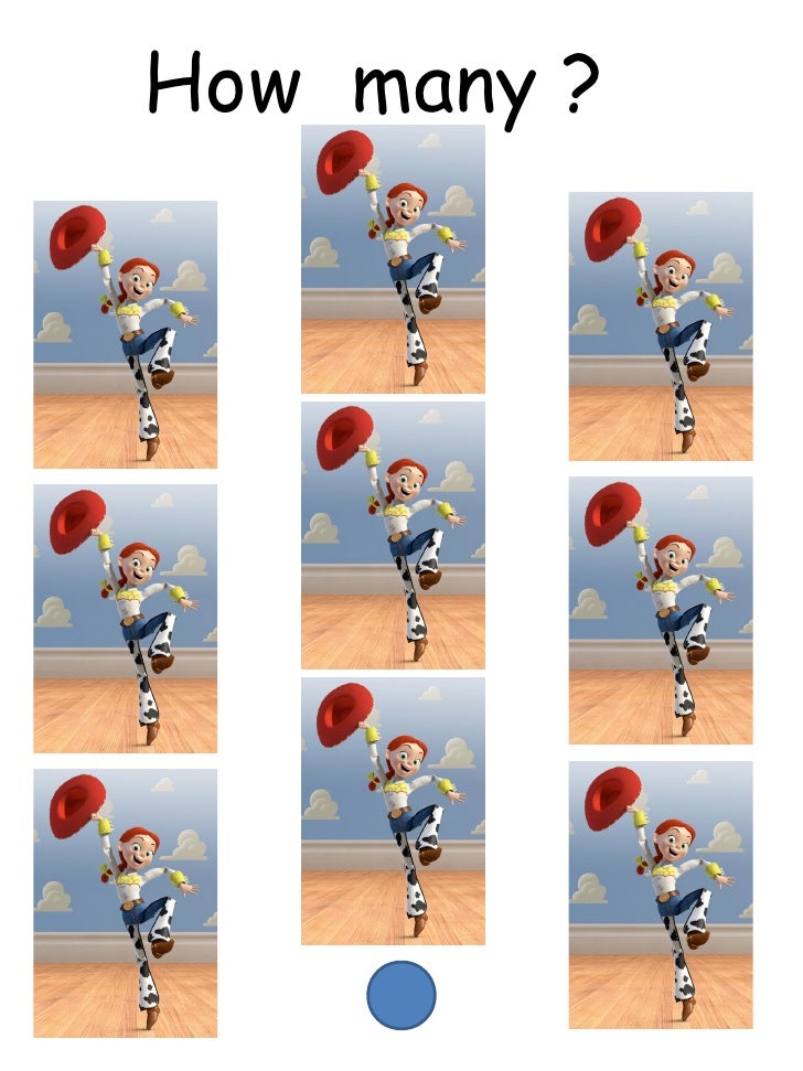 Toy story counting book