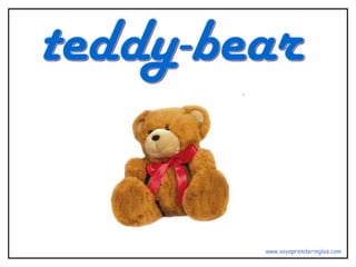 teddy-bear www.voyaprenderingles.com 