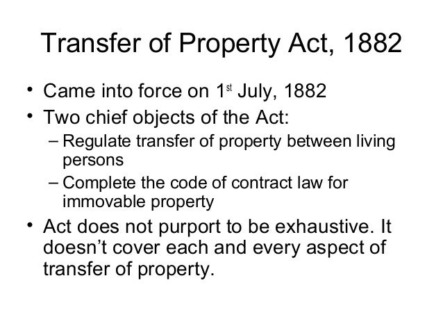 TRANSFER OF PROPERTY ACT 1882 EPUB DOWNLOAD TRANSFER OF PROPERTY ACT 1882 EPUB DOWNLOAD
