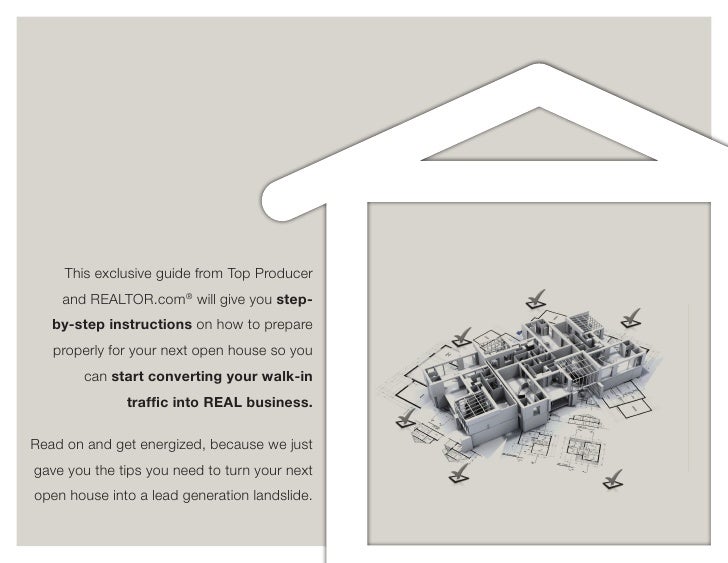 Having an open house? PLAN, PLAN, PLAN Having an open house? PLAN, PLAN, PLAN