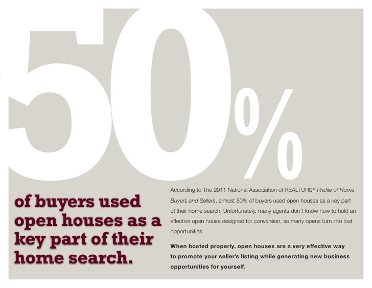 Having an open house? PLAN, PLAN, PLAN Having an open house? PLAN, PLAN, PLAN