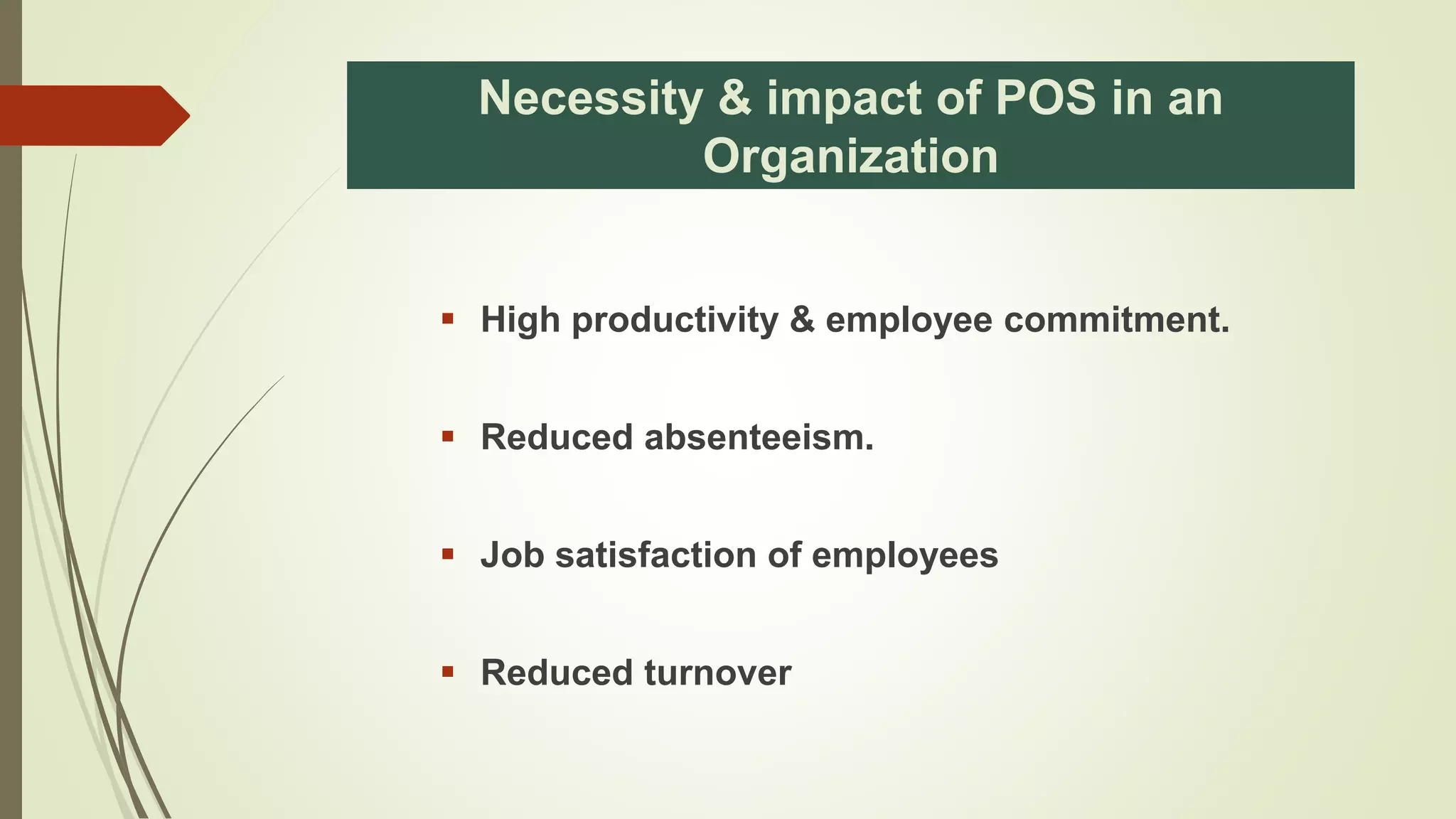 Perceived Organizational Support | PPTX