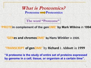 TRANSLATIONAL PROTEOMICS introduction and notes | PDF