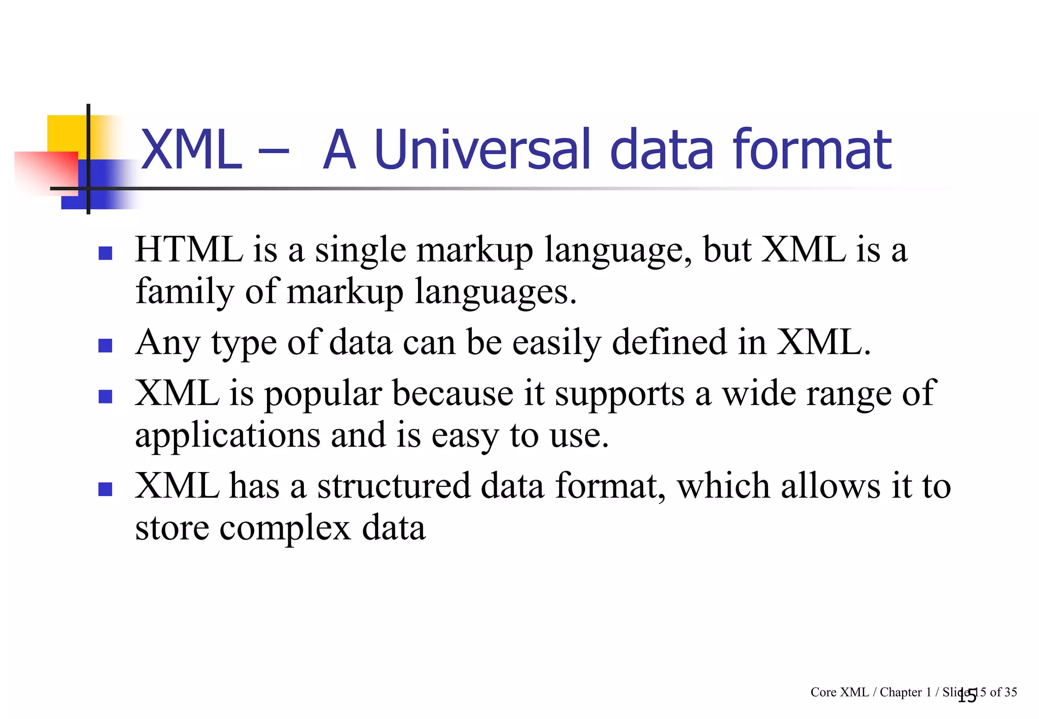 Introduction to XML | PPT