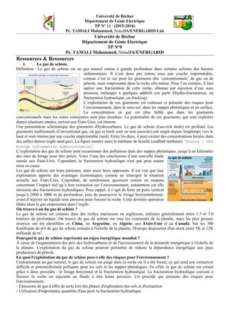 Université de Béchar
Département de Génie Electrique
TP N° 7 - (2015-2016)
Pr. TAMALI Mohammed, SimulIA/ENERGARID Lab.
Répartition des puissances & Efficacité énergétique (Partie I).
I). Généralités sur les notions de répartition des puissances
Répartition des puissances
Pour entreprendre des actions sûres et avec impact réel, la méthodologie est d’une grande importance. En d’autres termes, c’est
ce qui justifie le prix payé avant d’atteindre son but.
La répartition des puissances est la manière avec laquelle les consignes, de charges à générées, sont données aux centrales
actives dans un réseau considéré pour répondre à la demande des consommateurs. On différencie entre écoulement de
puissances et répartition des puissances. Dans le premier cas, on s’intéresse à qualifier numériquement l’état électrique du réseau
actif (Détermination des variables d’état du système) alors qu’au second, on se demande d’équivaloir ce que peuvent donner
des centrales (En terme de puissance Installée) comme énergie générée (à partir d’une énergie primaire/recyclée) en réponse à
un appel d’énergie émanant de la part des consommateurs.
La capacité maximale que peuvent générées toutes les centrales, techniquement connectées au réseau, n’est pas tout le temps
disponible suite à leur état d’activité et aux variations de la charge demandée. On distingue entre Pi ‘Puissance Installée’ et Pg
‘Puissance générée’ en un instant t ou pour une période ∆t, La première est une donnée qui dépend du moment mais elle reste
constante alors que la deuxième, est une valeur instantanée, elle-même en fonction de la première (Pg ≤ Pi) (Fig. 1).
De manière générale, si la demande totale des consommateurs est équivalente à PD alors on peut écrire l’équation suivante dite
BILAN.
∑ 𝑃𝑔𝑖 = ∑ 𝑃 𝐷𝑗
𝑁 𝐷
𝑗=1
𝑁 𝑔
𝑖=1
+ 𝑃𝐿 (1)
Si l’on considère que le réseau ne génère aucune énergie ni n’est sollicité par aucune demande d’énergie à caractère réactive. De
même les pertes par transmission sont équivalentes à une quantité nommée PL.
Fig. 1 : Courbe de charge d’un réseau électrique
Les centrales connectées au réseau sont, par défaut, de différents types (Conventionnelle; Hydraulique, Thermique, au Charbon
ou Renouvelable ; PV, CSP, Biomasse, Eolienne, …). Les appels de charges ne sont pas vus de la même manière puisque le
principe de fonctionnement de chacune d’elle est typique et dépend essentiellement du mode de conversion de l’énergie primaire
adopté (Fig. 2) pour transformer l’énergie brute en énergie utilisable (Electricité, Travail ou Chaleur).
On considère Fi(Pgi) la fonction d’indice i, qui explique comment la centrale i peut répondre à une demande partielle donnée.
Fig. 2 : Processus de conversion d’une énergie primaire, {Vcons<<Vregen}.
On distingue entre les deux produits d’une telle conversion, l’énergie consommée Vcons réellement et celle reprise pour des
régénérations ultérieures Vregen. Pour le cas des énergies renouvelables, La quantité Vregen s’assemble (se régénère) d’une
manière rapide et sans influence de la fraction Vcons chose qui n’est pas le cas pour les énergies conventionnelles.
D’une manière globale, le problème de la répartition des puissances équivaut à celui d’un ordonnancement des charges à générer
moyennant une puissance installée, comparées à une demande totale ressentie (Equ. 1).
 