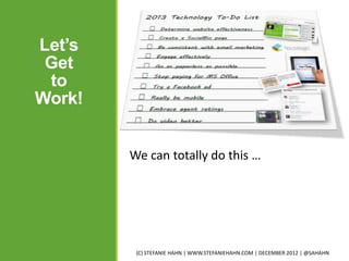 Your 2013 Technology To Do List