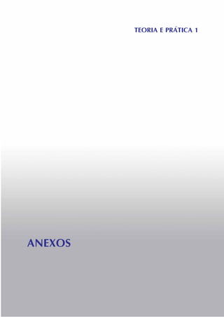 TEORIA E PRÁTICA 1
ANEXOS
 