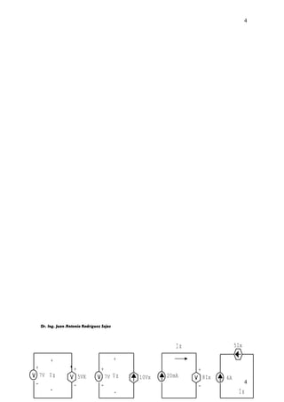 Dr. Ing. Juan Antonio Rodríguez Sejas 
+ 
V x 
- 
+ 
V x 
- 
I x 
5Ix 
4 
I x 
4A 
+ 
- 
8Ix 
+ 
- 
7V 
+ 
- 
5VX 10Vx 20mA 
+ 
- 
7V 
4 
 