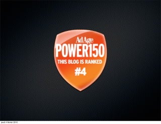 jeudi 4 février 2010
 