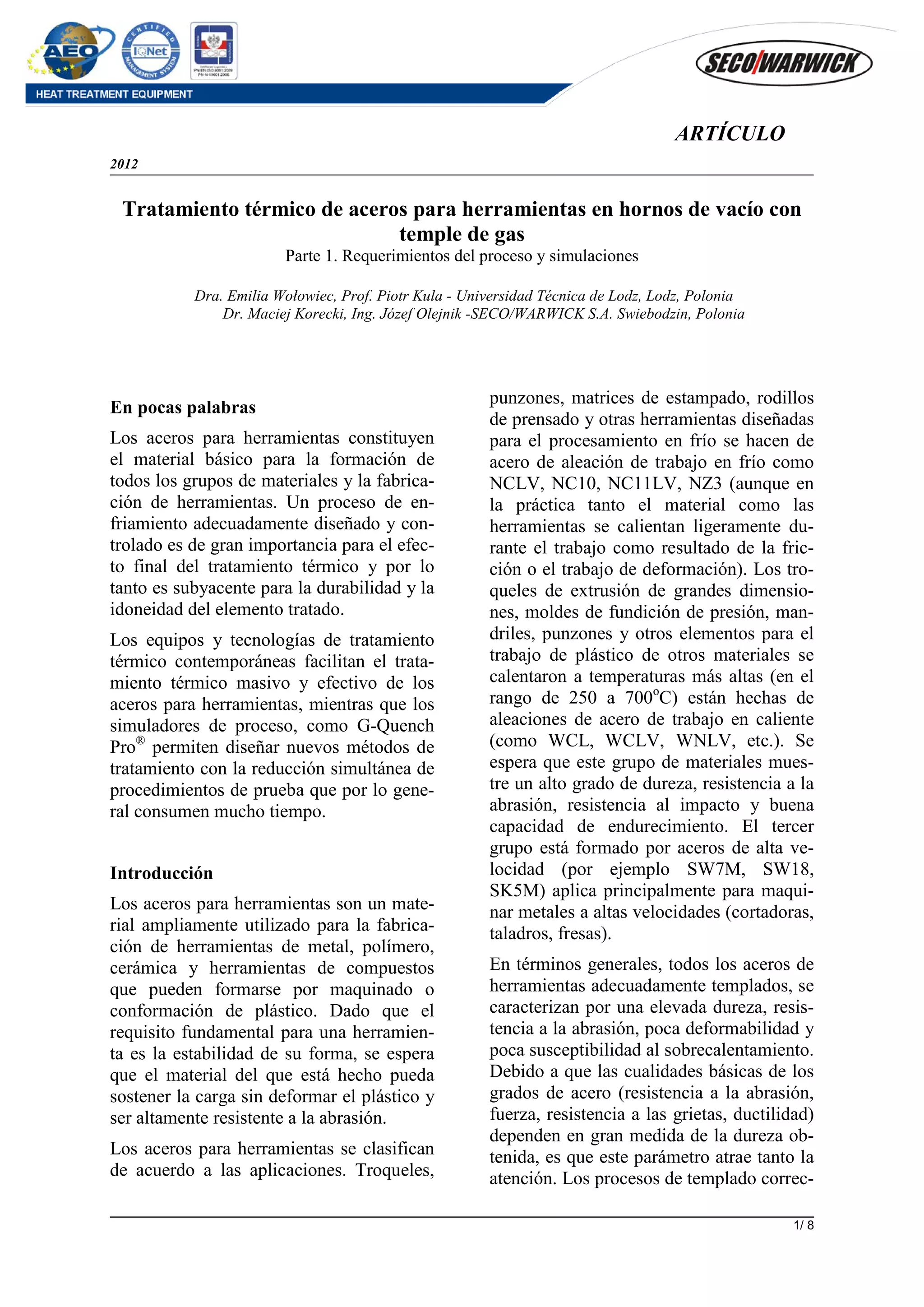 Tp37 2012heattreatmentoftoolsteelsinvacuumfurnaceswithgas