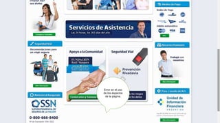 Error en el uso
de los espacios
de la página.
 