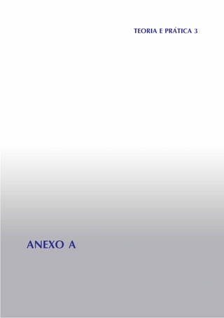 TEORIA E PRÁTICA 3
ANEXO A
 