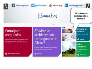 La imagen no
corresponde al
formato.
 