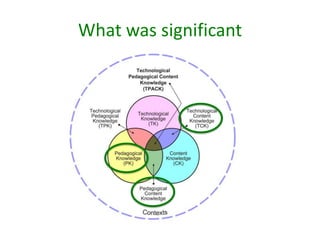 What was significant