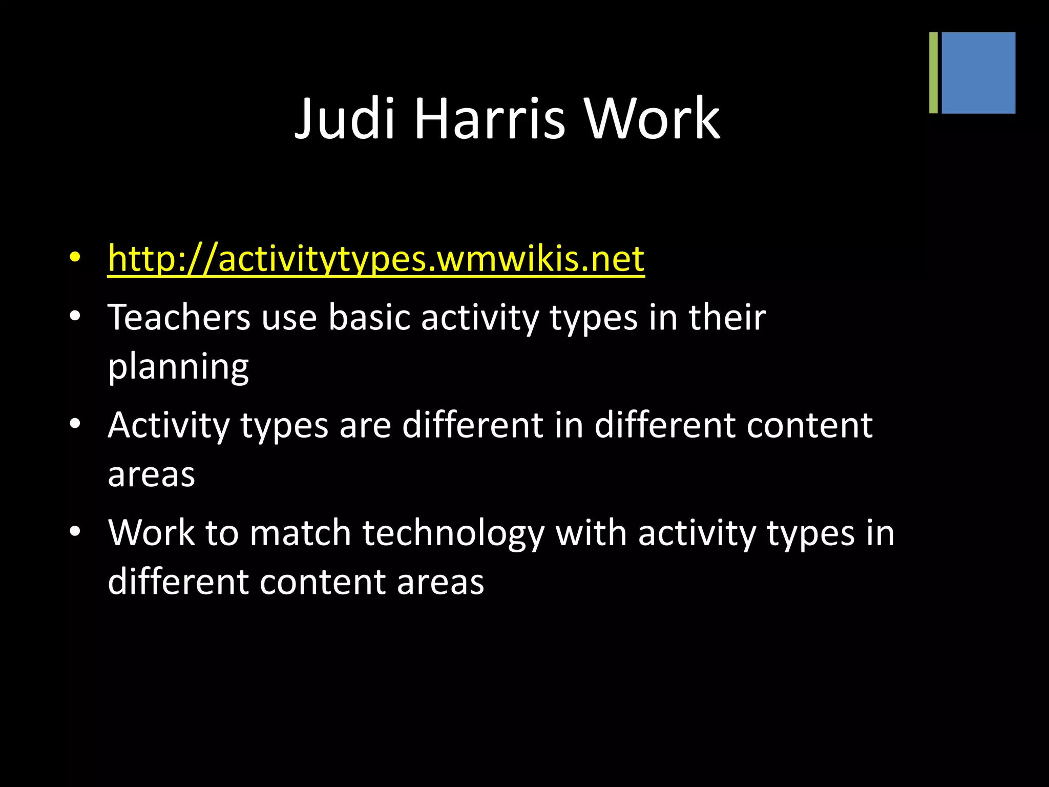 Discovery of TPACK frame