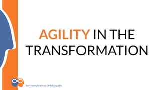 AGILITY IN THE
TRANSFORMATION
 