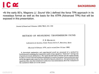 ATPA, Advanced Transfer Path Analysis Method | PDF