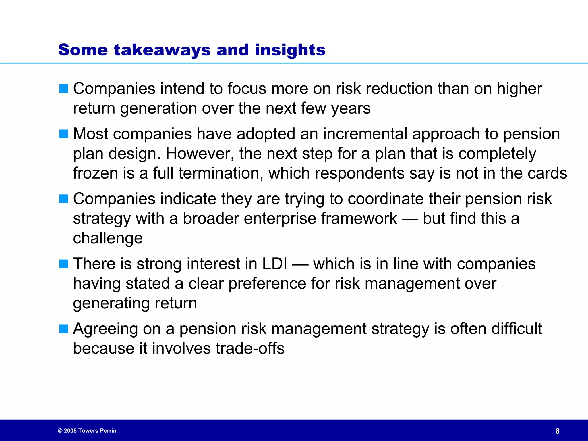 Defined Benefit Plans Amid Market Volatility