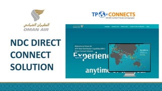 NDC DIRECT
CONNECT
SOLUTION
 