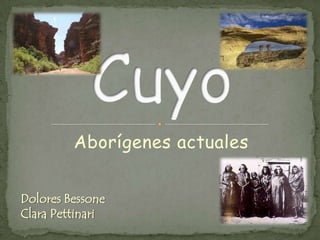 Aborígenes actuales


Dolores Bessone
Clara Pettinari
 