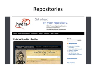 Repositories

 