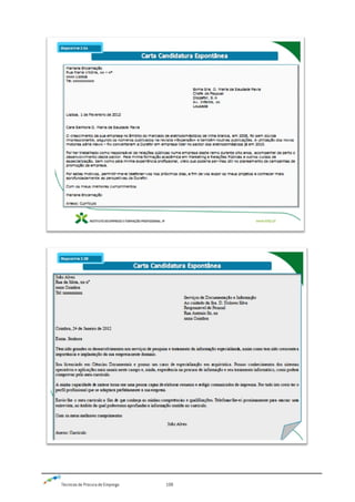Técnicas de Procura de Emprego 108
 