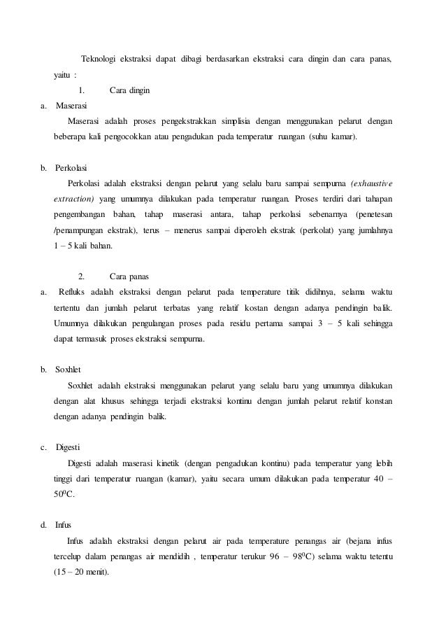 Tp ekstraksi bahan alam