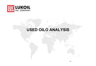 USED OILO ANALYSIS
023
 
