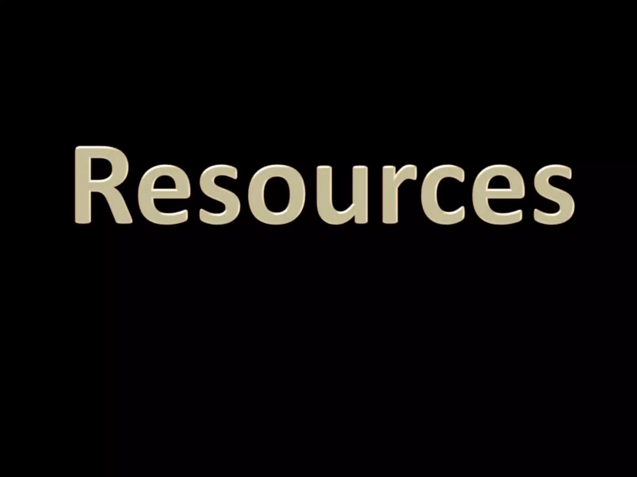 Resources