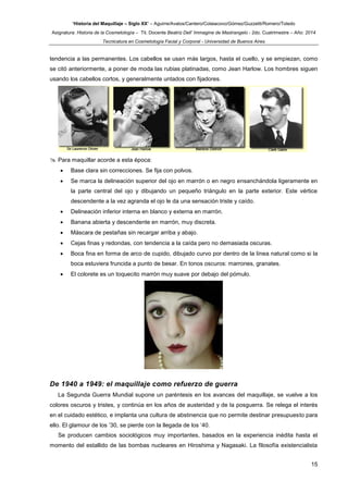 Historia del maquillaje - siglo xx