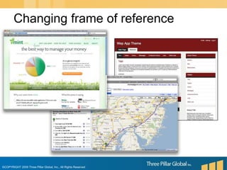 Changing frame of reference