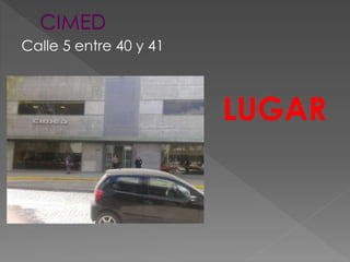 Calle 5 entre 40 y 41
LUGAR