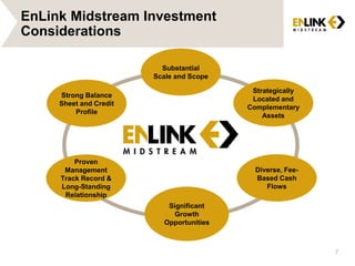 Strategically
Located and
Complementary
Assets
Strong Balance
Sheet and Credit
Profile
Proven
Management
Track Record &
Long-Standing
Relationship
Substantial
Scale and Scope
Diverse, Fee-
Based Cash
Flows
EnLink Midstream Investment
Considerations
7
Significant
Growth
Opportunities
 