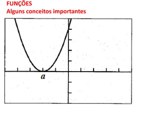 FUNÇÕES
Alguns conceitos importantes
 