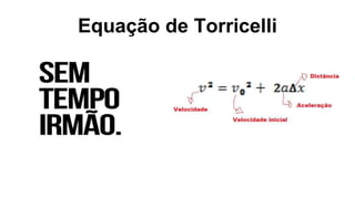 Equação de Torricelli
 
