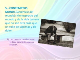 4.- COLLIGE, VIRGO, ROSAS :Carácter irrecuperable de la juventud y la belleza: invitación a gozar del amor (simbolizado en la rosa) antes de que el tiempo robe nuestros mejores años.Ej: Una pareja (jóvenes) que      disfruten de sus vidas los dos,      hasta envejecer juntos. 