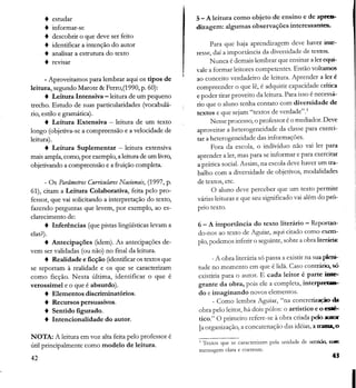 Tópicos sobre a leitura