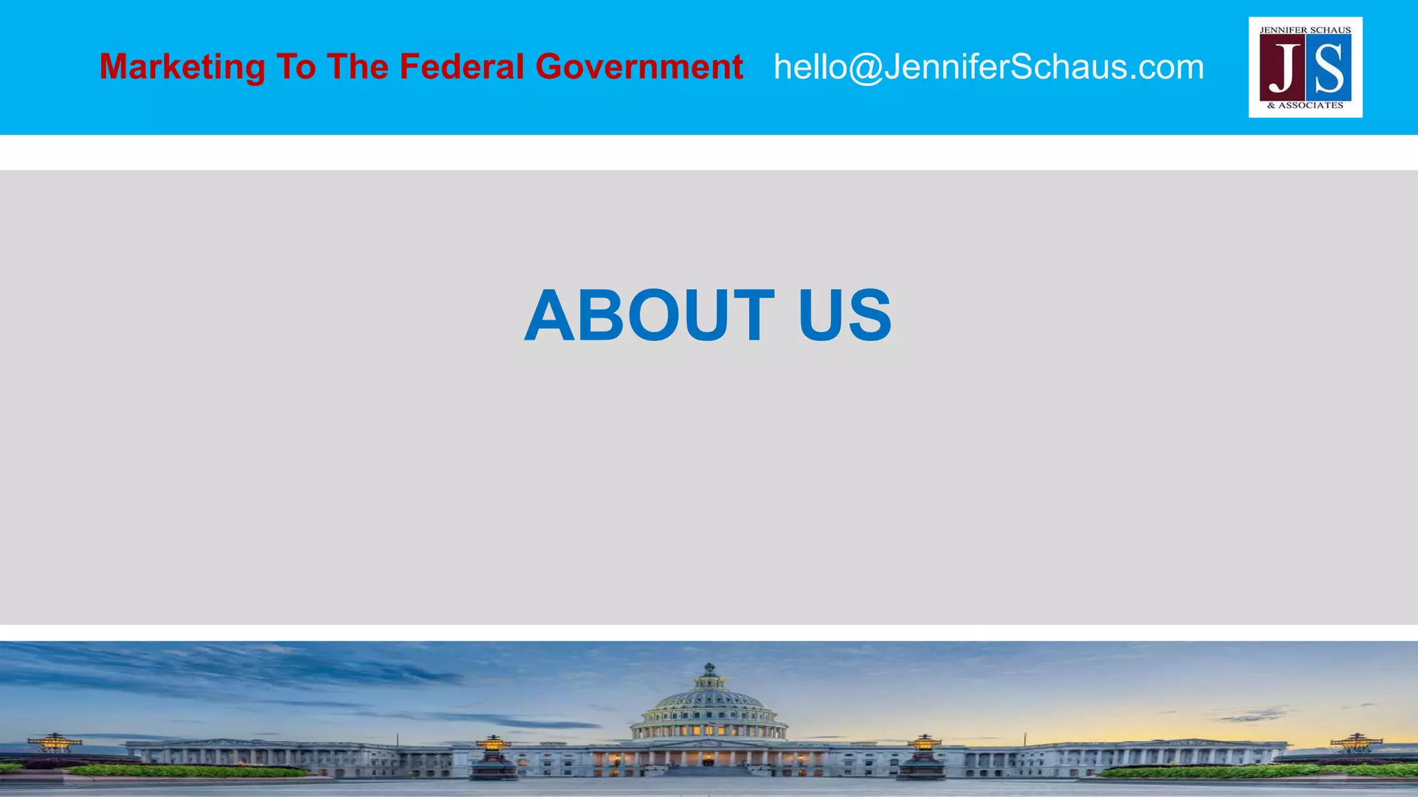 Marketing to The Federal Government PPTX