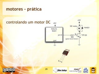 motores - prática controlando um motor DC 