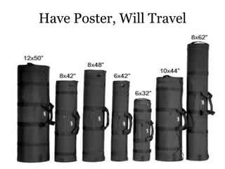 Have Poster, Will Travel
 