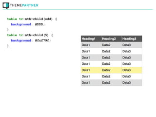 table tr:nth-child(odd) {
    background: #DDD;
}
table tr:nth-child(5) {
    background: #fcf79f;
}
 