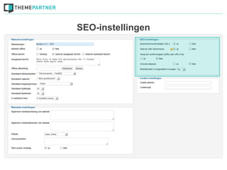 SEO-instellingen
 