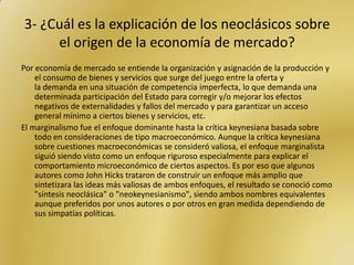2- ¿Los neoclásicos fueron los continuadores de los clásicos o además expusieron conceptos importantes?Los neoclásicos fueron continuadores de los clásicos por lo tanto, no realizaron aportes sustanciales. Fueron formalistas y no reconocieron la influencia de las variables de la conducta. Asi como fueron modelos mecanicistas y estáticos. Su falta de rigor científico los obligó a apoyarse en los principios de la administración, los cuales carecen del aspecto más importante de la tarea científica: lograr descripciones y explicaciones del fenómeno. Las técnicas derivadas de los principios son aplicables en algunos casos, pero, presentan falencias estructurales que obligan a un análisis de aplicación y por lo tanto sonpoco seguras y prácticas.
