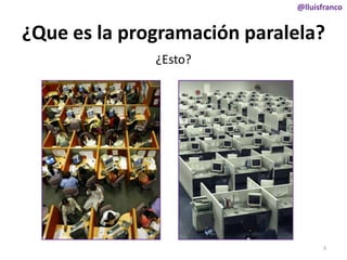 @lluisfranco

¿Que es la programación paralela?
¿Esto?

3

 