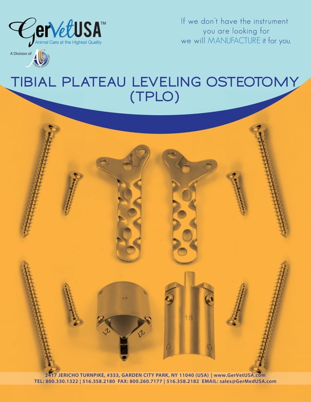 Tplo Rotation Chart.pdf Tplo Tibial Plateau Leveling Osteotomy) surgical instruments | PDF