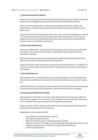 TPM-10: Employee engagement & Oil control | PDF